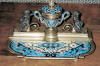 Inkwell, French Enamel